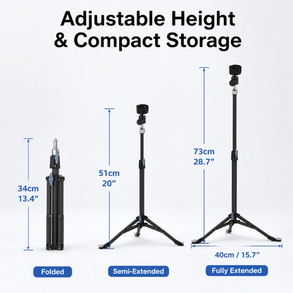Portable Tripod Stand for Starlink Mini, Adjustable Folding Mount Kit with Carry Bag