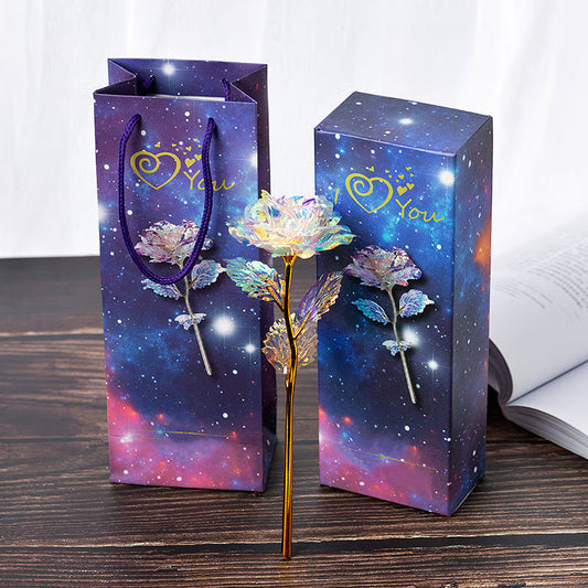 ❤️ Gold Leaf Rose in Boxed Packaging