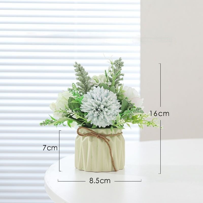Potted Artificial Hydrangea