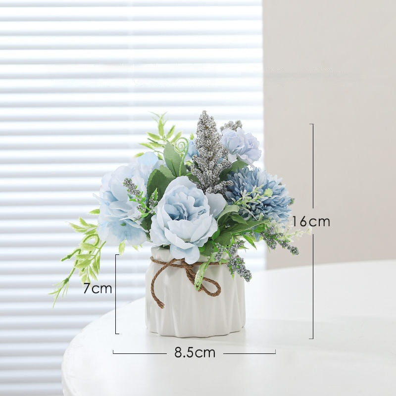 Potted Artificial Hydrangea